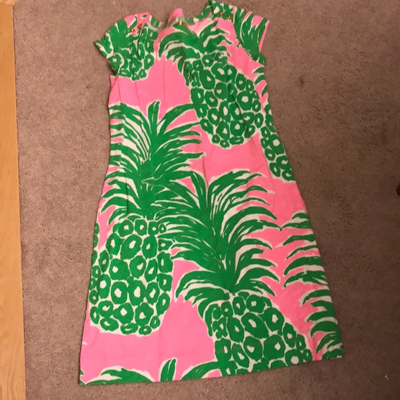 Lilly Pulitzer Loren dress pink pout flamingo - Picture 8 of 8